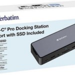 Verbatim CDS-15SSD USB-C Docking Station με HDMI/DisplayPort 4K PD Ethernet και σύνδεση 2 Οθονών Μαύρο