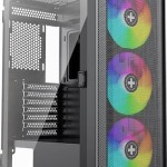 Xilence Xilent Blade II ARGB XG161 Gaming Midi Tower Κουτί Υπολογιστή με Πλαϊνό Παράθυρο Μαύρο