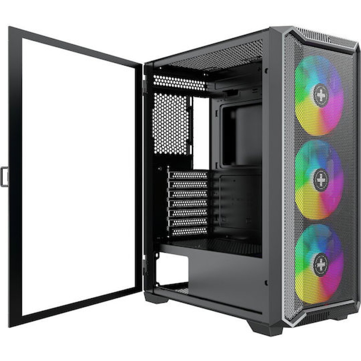 Xilence Xilent Blade II ARGB XG161 Gaming Midi Tower Κουτί Υπολογιστή με Πλαϊνό Παράθυρο Μαύρο