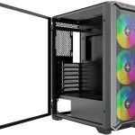 Xilence Xilent Blade II ARGB XG161 Gaming Midi Tower Κουτί Υπολογιστή με Πλαϊνό Παράθυρο Μαύρο