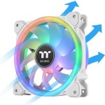 Thermaltake SWAFAN 12 RGB Case Fan 120mm με Σύνδεση 9-Pin 3τμχ Premium Edition White