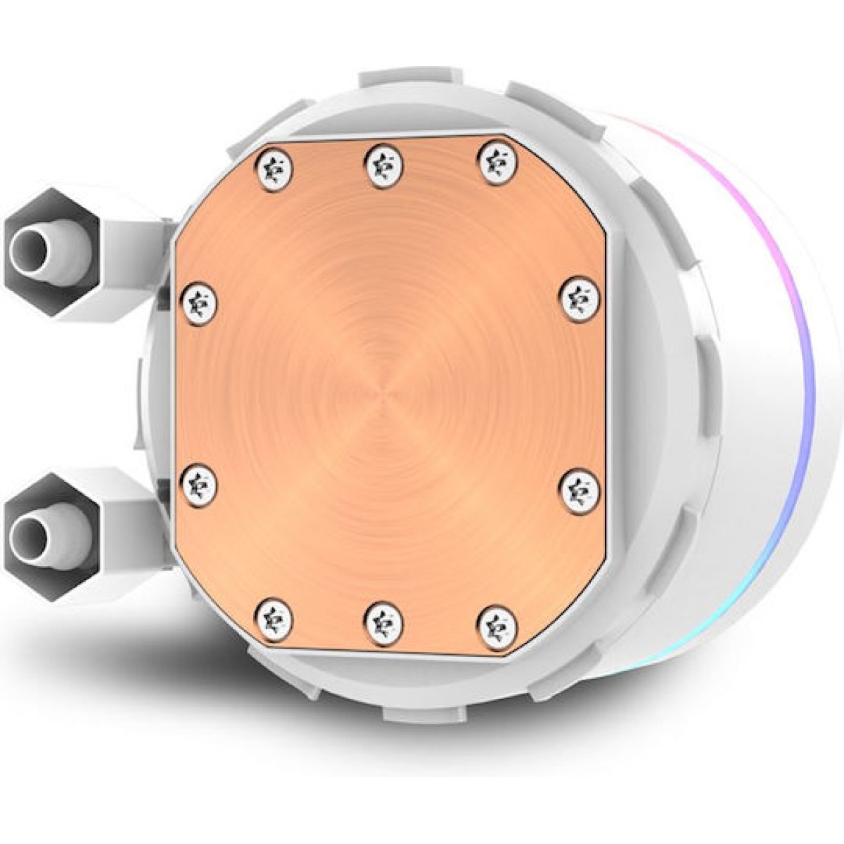 Sharkoon S80 RGB Υδρόψυξη Επεξεργαστή Διπλού Ανεμιστήρα 120mm για Socket AM4/AM5/1700/1200/115x Λευκή