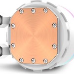 Sharkoon S90 RGB Υδρόψυξη Επεξεργαστή Τριπλού Ανεμιστήρα 120mm για Socket AM4/AM5/1700/1200/115x Λευκή