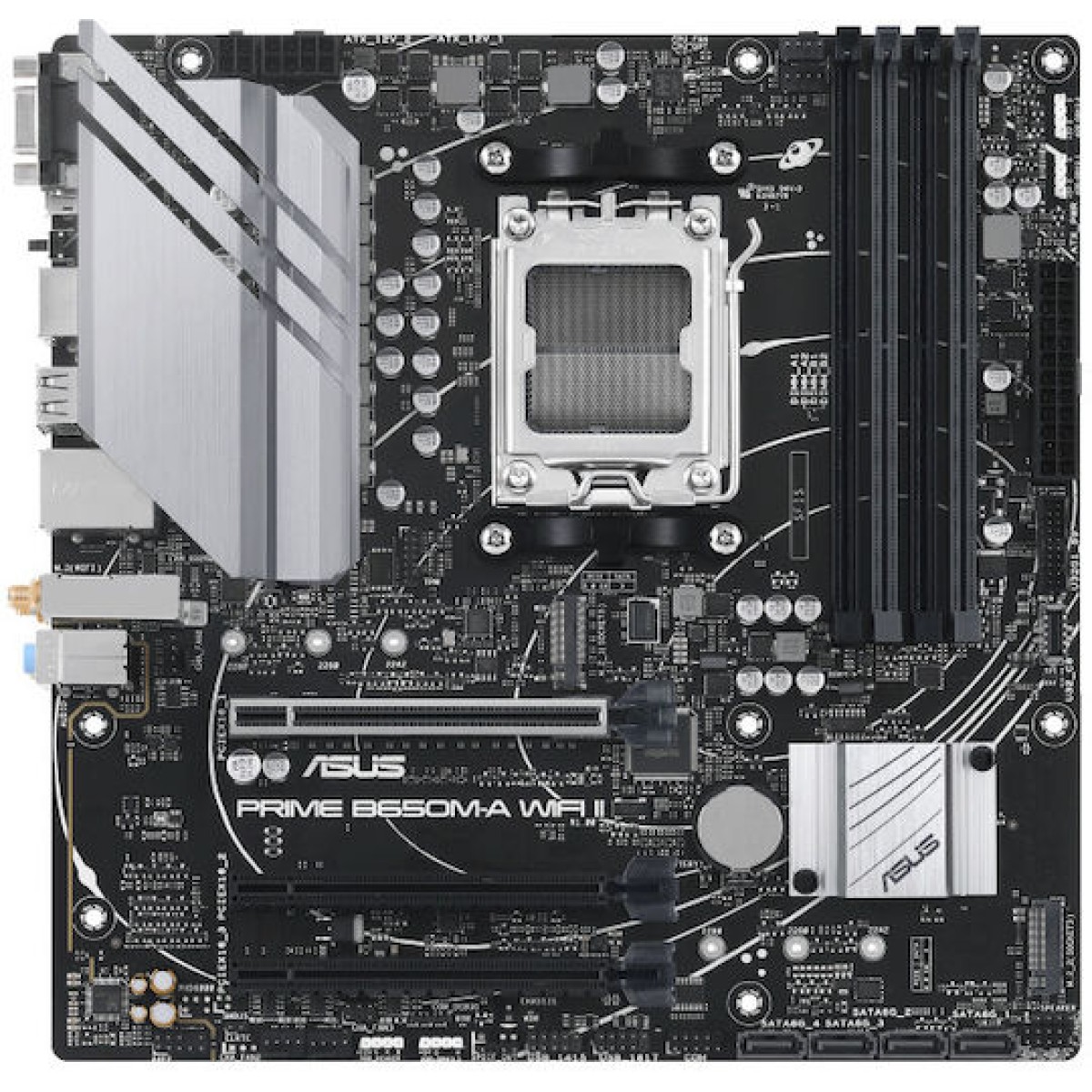 Asus Prime B650M-A WIFI II Motherboard Micro ATX με AMD AM5 Socket 90MB1EG0-M0EAY0