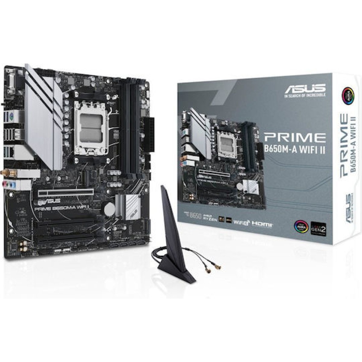 Asus Prime B650M-A WIFI II Motherboard Micro ATX με AMD AM5 Socket 90MB1EG0-M0EAY0