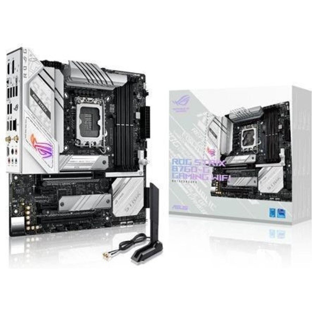 Asus ROG STRIX B760-G Gaming WIFI Motherboard Micro ATX με Intel 1700 Socket 90MB1EQ0-M0EAY0