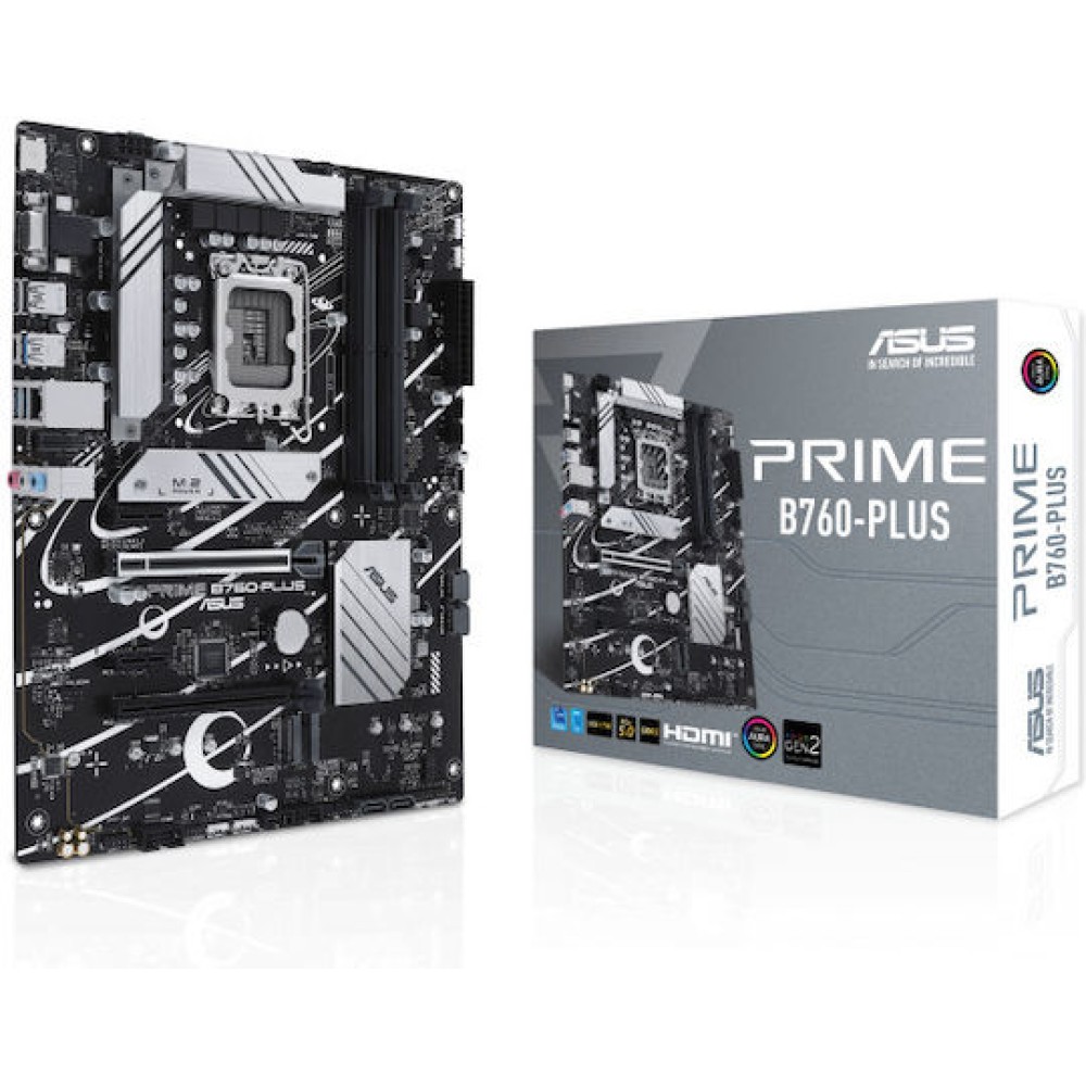 Asus Prime B760-Plus Motherboard ATX με Intel 1700 Socket 90MB1EF0-M0EAY0