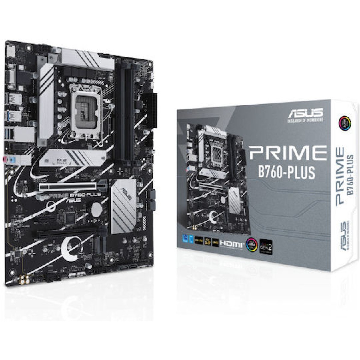 Asus Prime B760-Plus Motherboard ATX με Intel 1700 Socket 90MB1EF0-M0EAY0