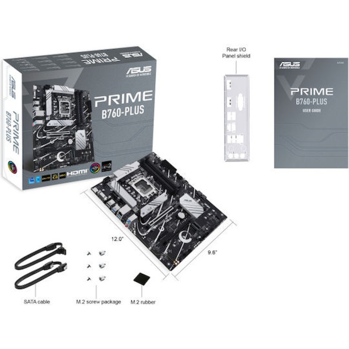 Asus Prime B760-Plus Motherboard ATX με Intel 1700 Socket 90MB1EF0-M0EAY0