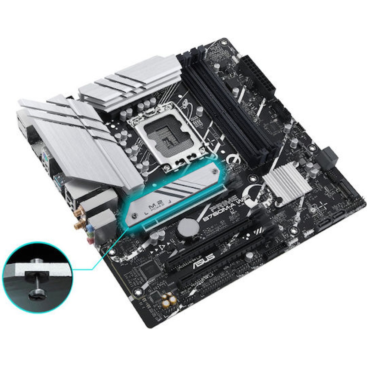 Asus Prime B760M-A WIFI Motherboard Micro ATX με Intel 1700 Socket 90MB1EL0-M0EAY0