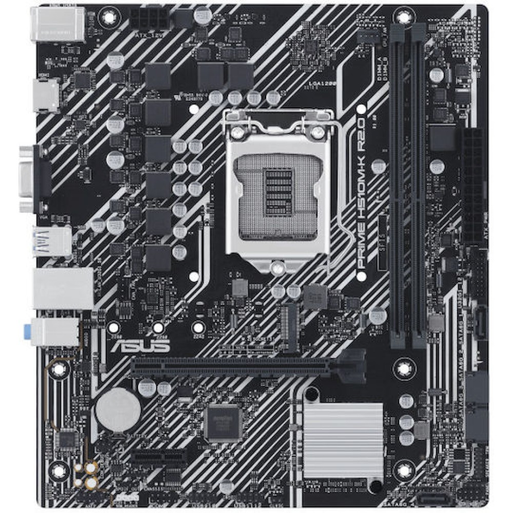 Asus PRIME H510M-K rev. 2.0 Motherboard Micro ATX με Intel 1200 Socket 90MB1E80-M0EAY0
