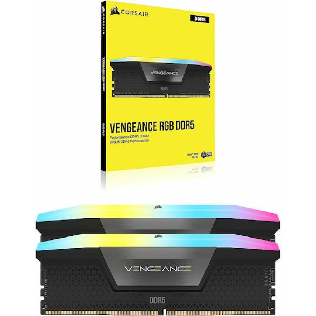 Corsair Vengeance DDR5 32GB RAM με 2x16GB Modules και Ταχύτητα 6400 για Desktop