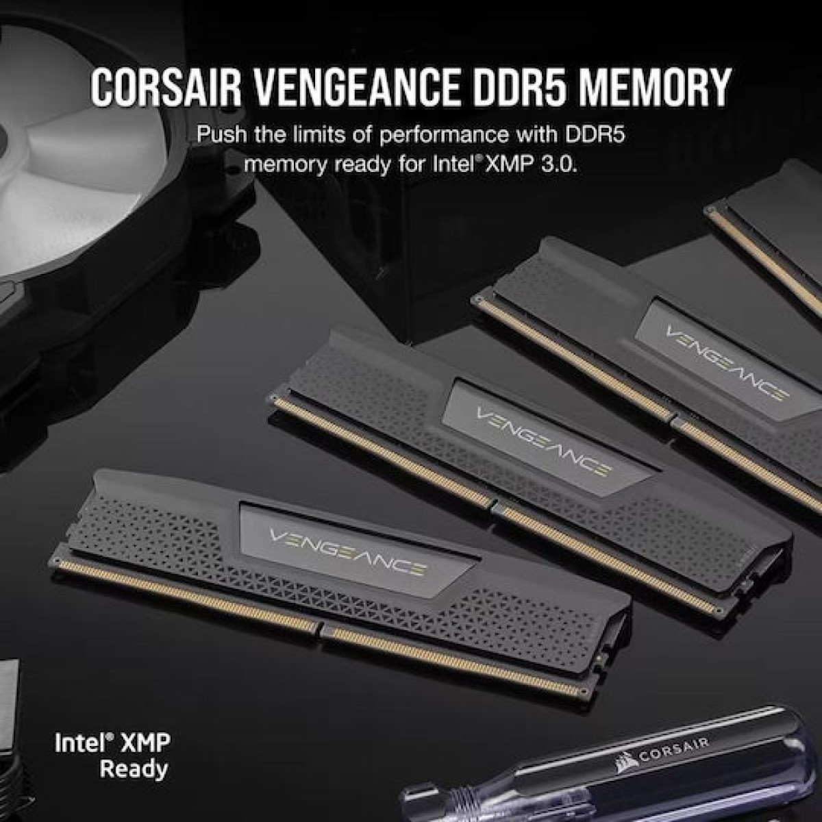 Corsair Vengeance DDR5 32GB RAM με 2x16GB Modules και Ταχύτητα 6400 για Desktop
