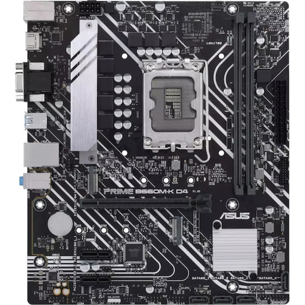 Asus Prime B660M-K D4 Motherboard Micro ATX με Intel 1700 Socket 90MB1950-M0EAY0