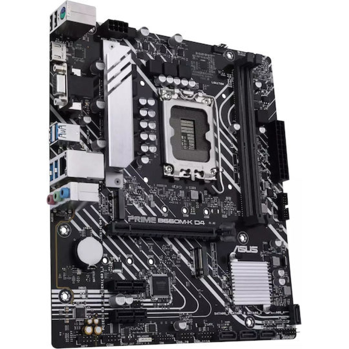Asus Prime B660M-K D4 Motherboard Micro ATX με Intel 1700 Socket 90MB1950-M0EAY0