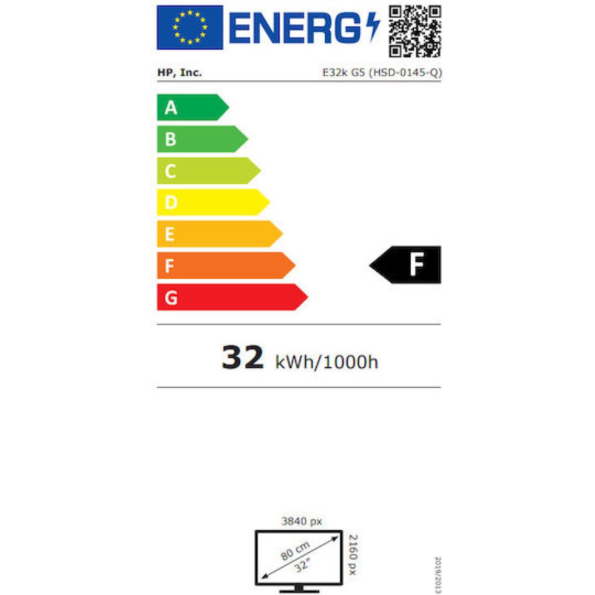 HP E32K G5 IPS Monitor 32