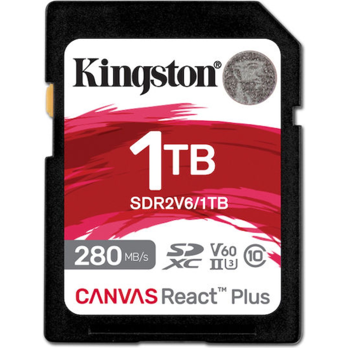 Kingston Canvas React Plus V60 SDXC 1TB Class 10 U3 V60 UHS-II