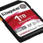 Kingston Canvas React Plus V60 SDXC 1TB Class 10 U3 V60 UHS-II