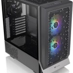 Thermaltake Ceres 330 TG ARGB Gaming Midi Tower Κουτί Υπολογιστή με Πλαϊνό Παράθυρο Μαύρο