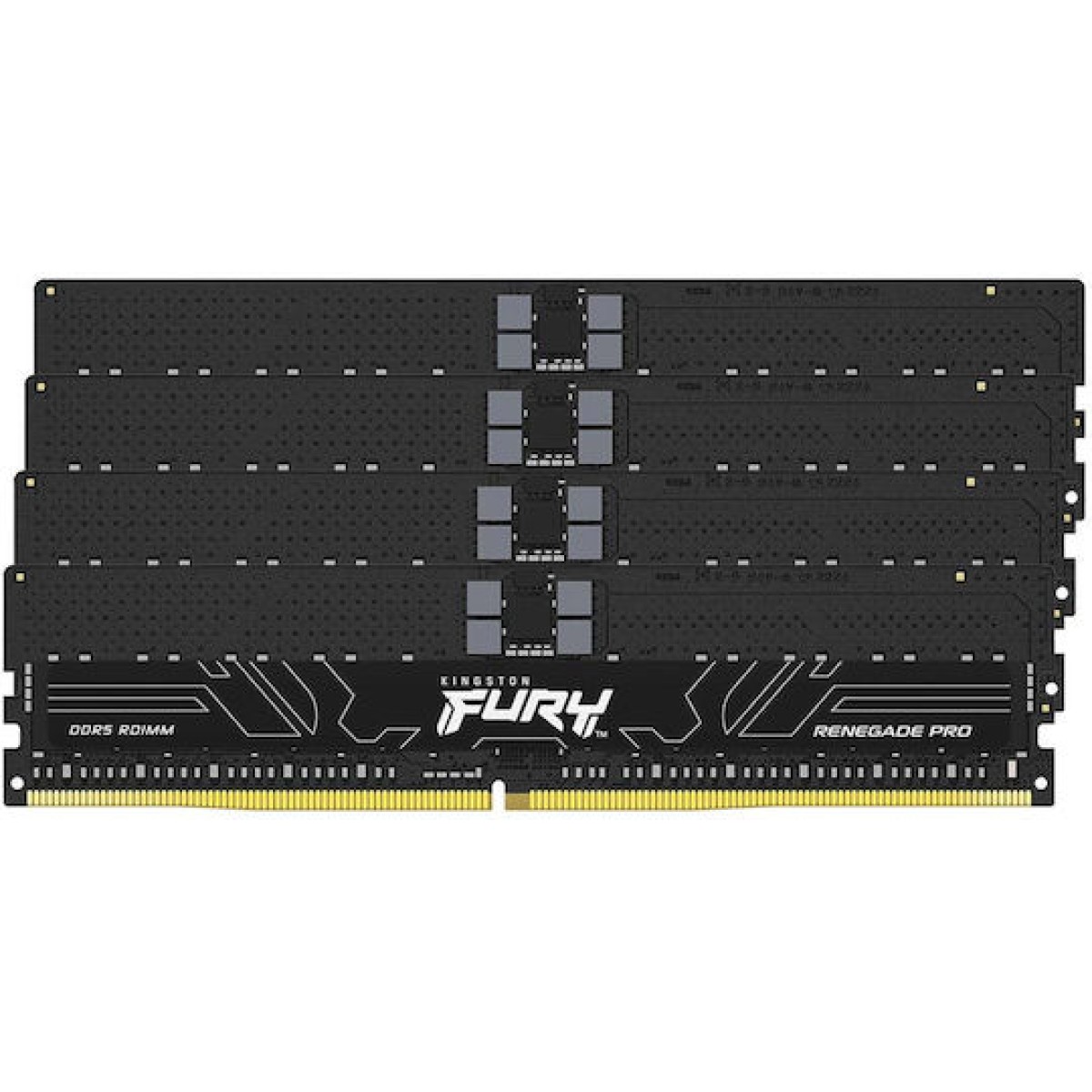 Kingston Fury Renegade Pro DDR5 64GB RAM με 4x16GB Modules και Ταχύτητα 5600 για Desktop