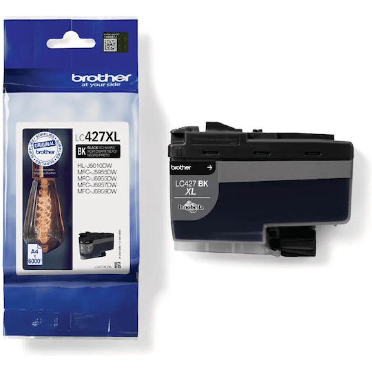 Brother LC427 Γνήσιο Μελάνι Εκτυπωτή InkJet Μαύρο (LC-427BK)