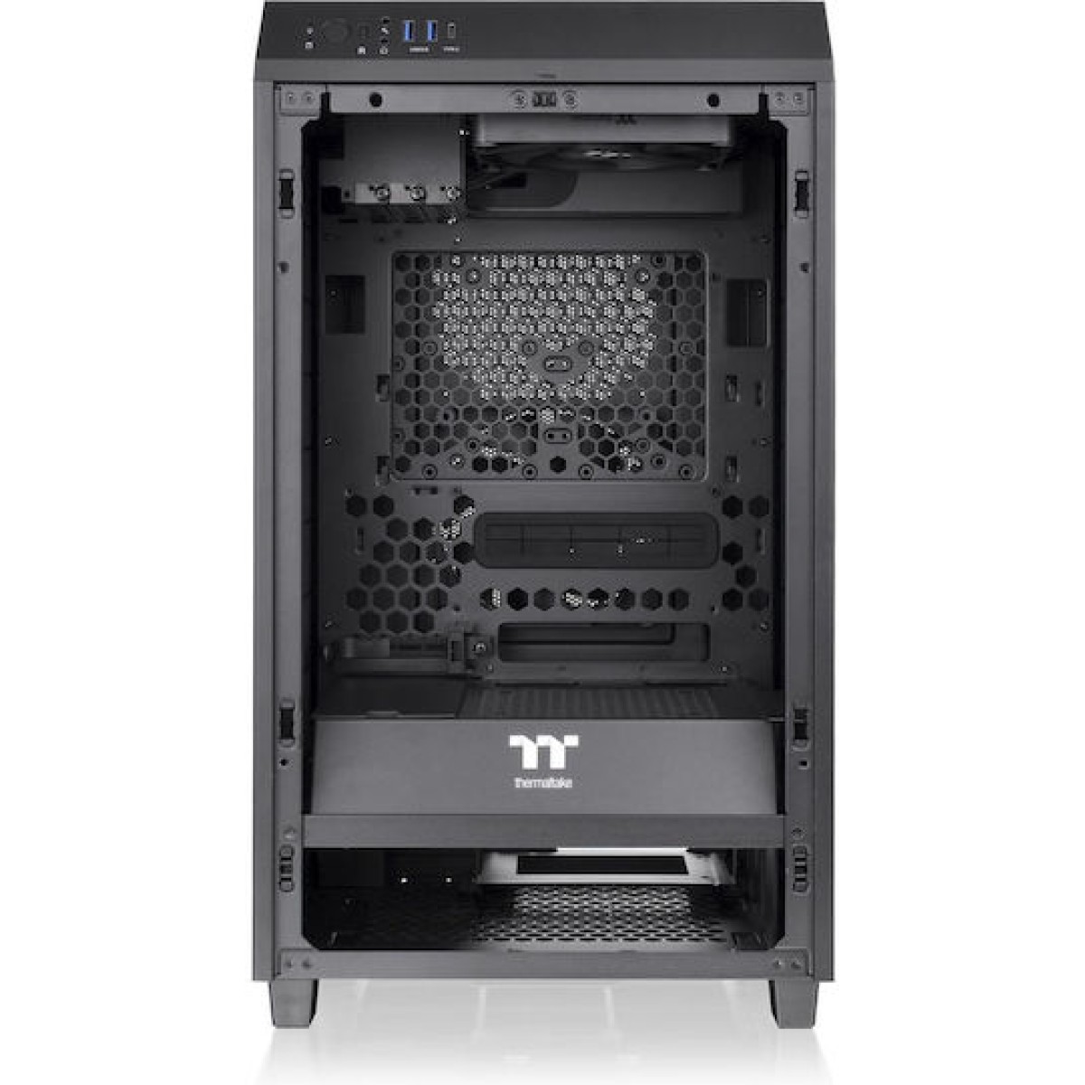 Thermaltake The Tower 200 Mini Chassis Gaming Mini Tower Κουτί Υπολογιστή με Πλαϊνό Παράθυρο Black