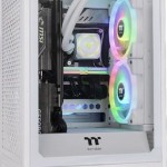 Thermaltake The Tower 200 Mini Chassis Gaming Mini Tower Κουτί Υπολογιστή με Πλαϊνό Παράθυρο Snow White