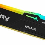 Kingston Fury Beast RGB DDR5 με Module 1x32GB και Ταχύτητα 5600 για Desktop