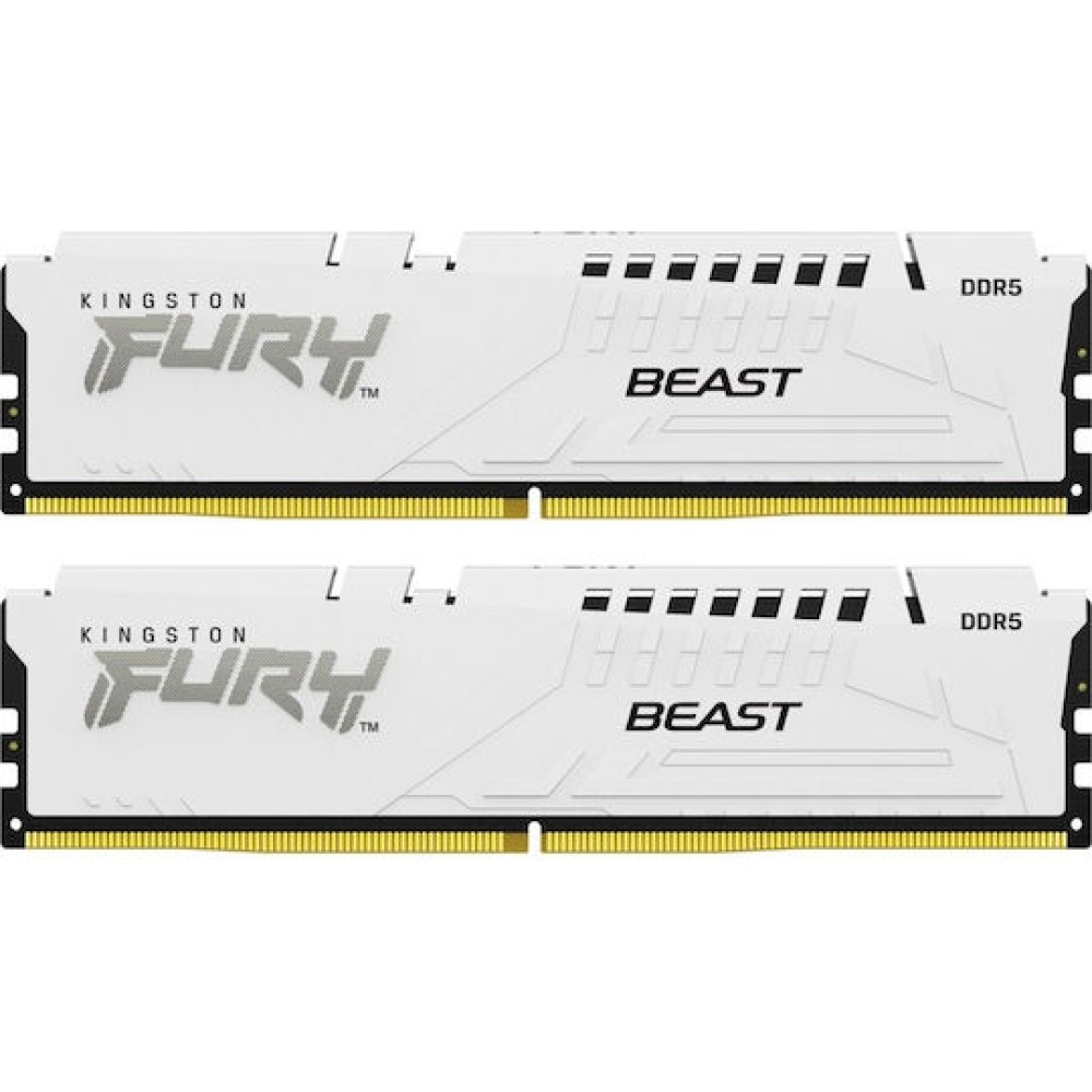 Kingston Fury Beast DDR5 64GB RAM με 2x32GB Modules και Ταχύτητα 5600 για Desktop