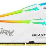 Kingston Fury Beast RGB DDR5 32GB RAM με 2x16GB Modules και Ταχύτητα 5600 για Desktop
