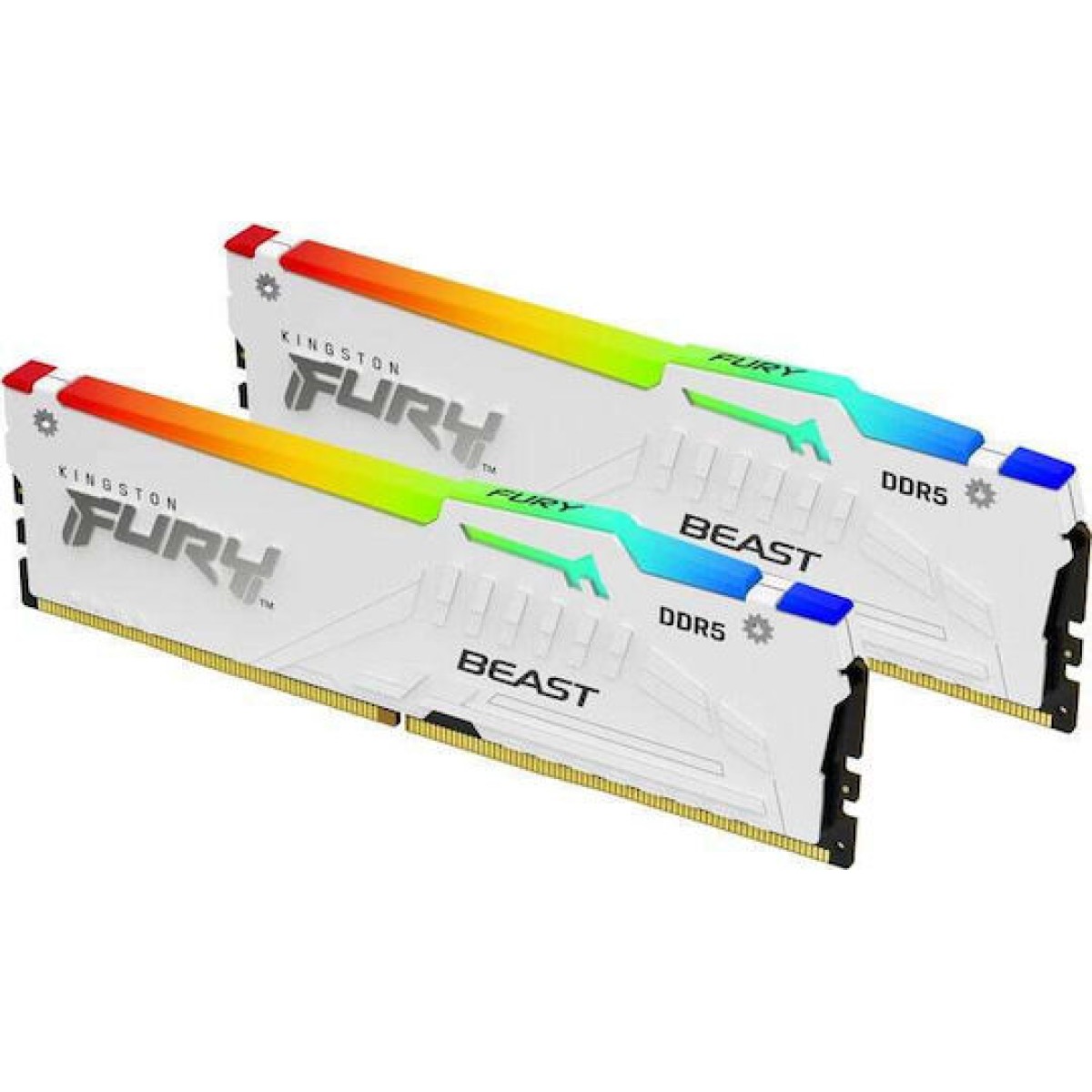 Kingston Fury Beast RGB DDR5 32GB RAM με 2x16GB Modules και Ταχύτητα 5200 για Desktop