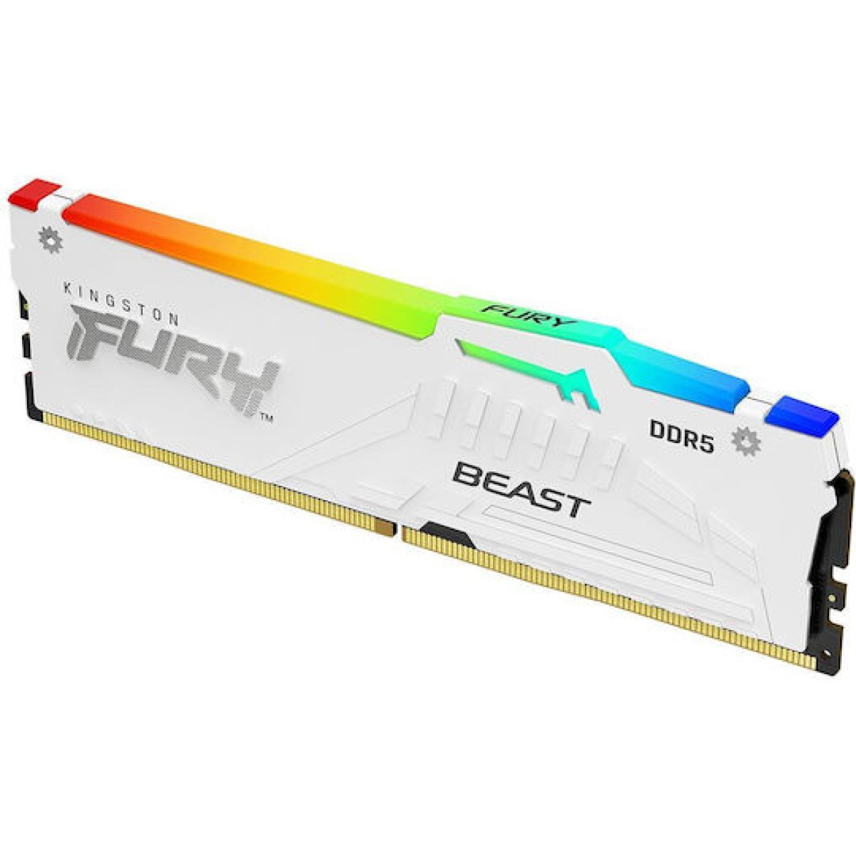 Kingston Fury Beast RGB DDR5 με Module 1x32GB και Ταχύτητα 5600 για Desktop