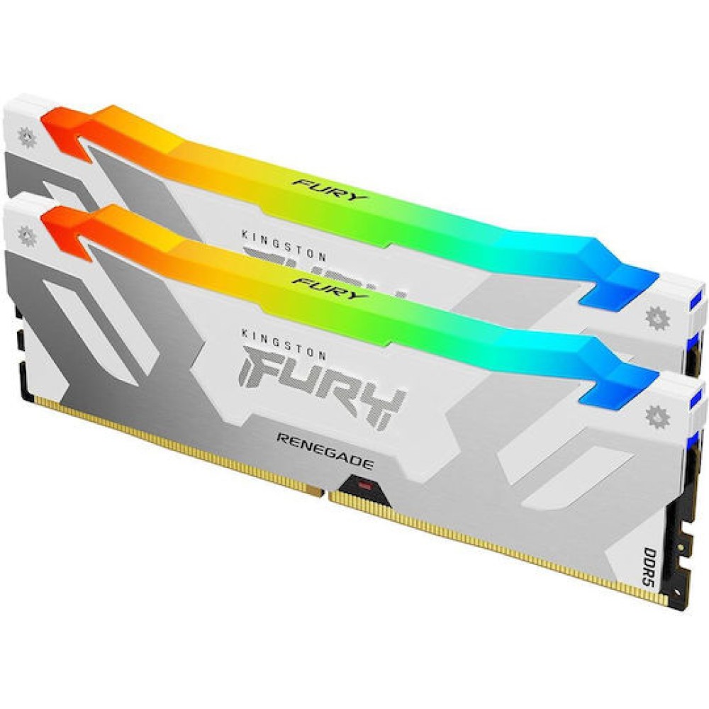Kingston Fury Renegade RGB DDR5 32GB RAM με 2x16GB Modules και Ταχύτητα 6400 για Desktop