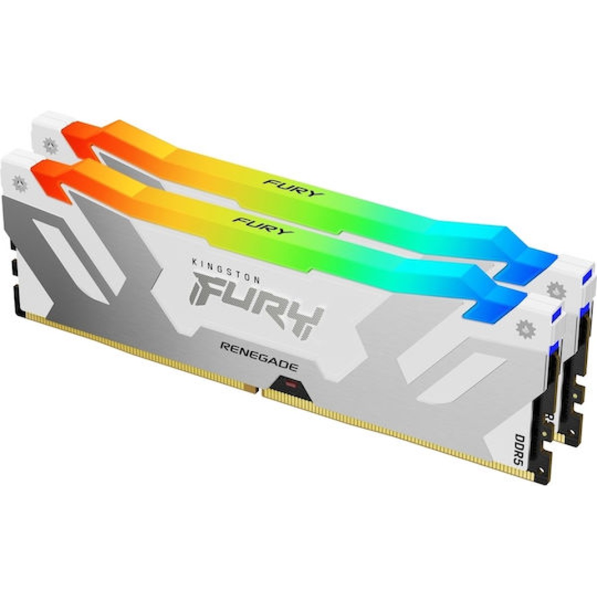 Kingston Fury Renegade RGB DDR5 32GB RAM με 2x16GB Modules και Ταχύτητα 6400 για Desktop