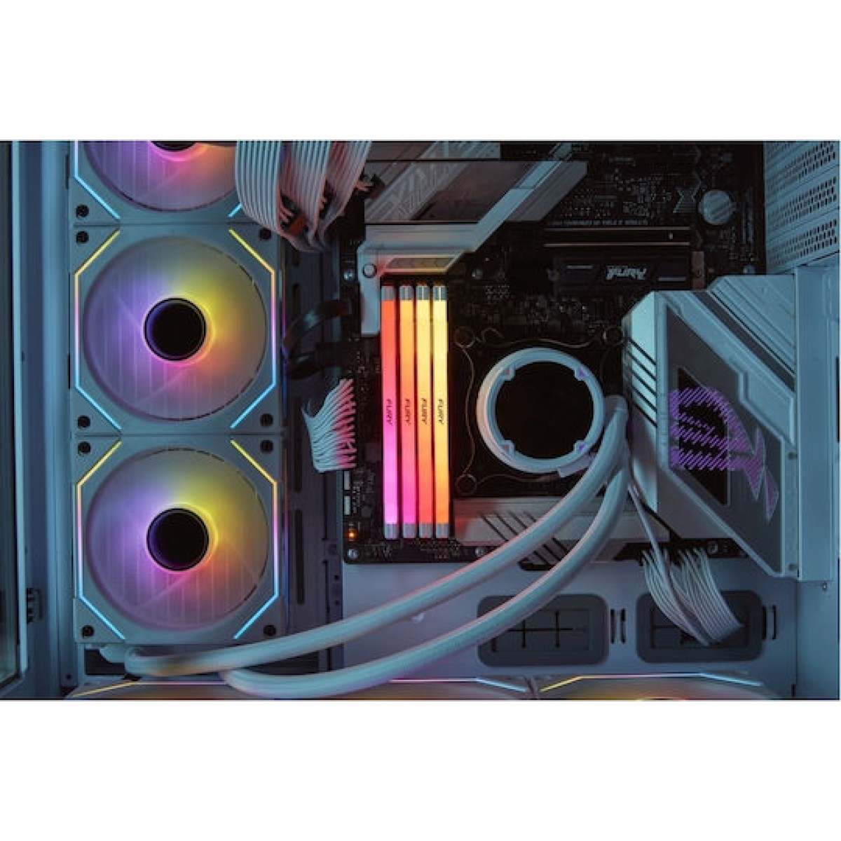 Kingston Fury Renegade RGB DDR5 32GB RAM με 2x16GB Modules και Ταχύτητα 6400 για Desktop