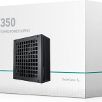 Deepcool PF350 350W Μαύρο Τροφοδοτικό Υπολογιστή Full Wired 80 Plus Standard