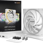 Be Quiet Light Wings Case Fan 140mm με ARGB Φωτισμό και Σύνδεση 4-Pin PWM 3τμχ Λευκό