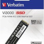 Verbatim Vi3000 PCle SSD 512GB M.2 NVMe PCI Express 3.0