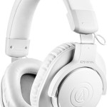 Audio Technica ATH-M20xBT Ασύρματα / Ενσύρματα Over Ear Ακουστικά με 60 ώρες Λειτουργίας Λευκά