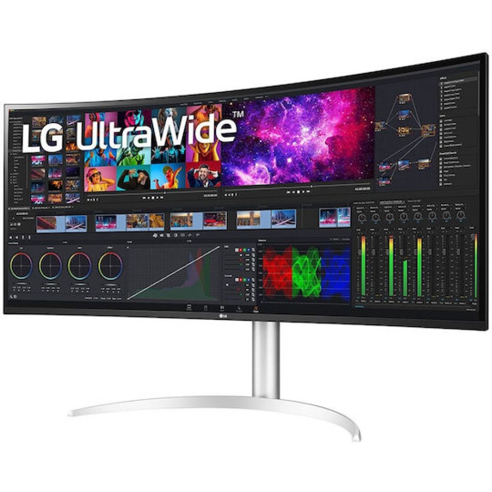 LG 40WP95XP-W Ultrawide IPS HDR Curved Monitor 39.7