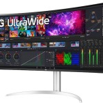 LG 40WP95XP-W Ultrawide IPS HDR Curved Monitor 39.7
