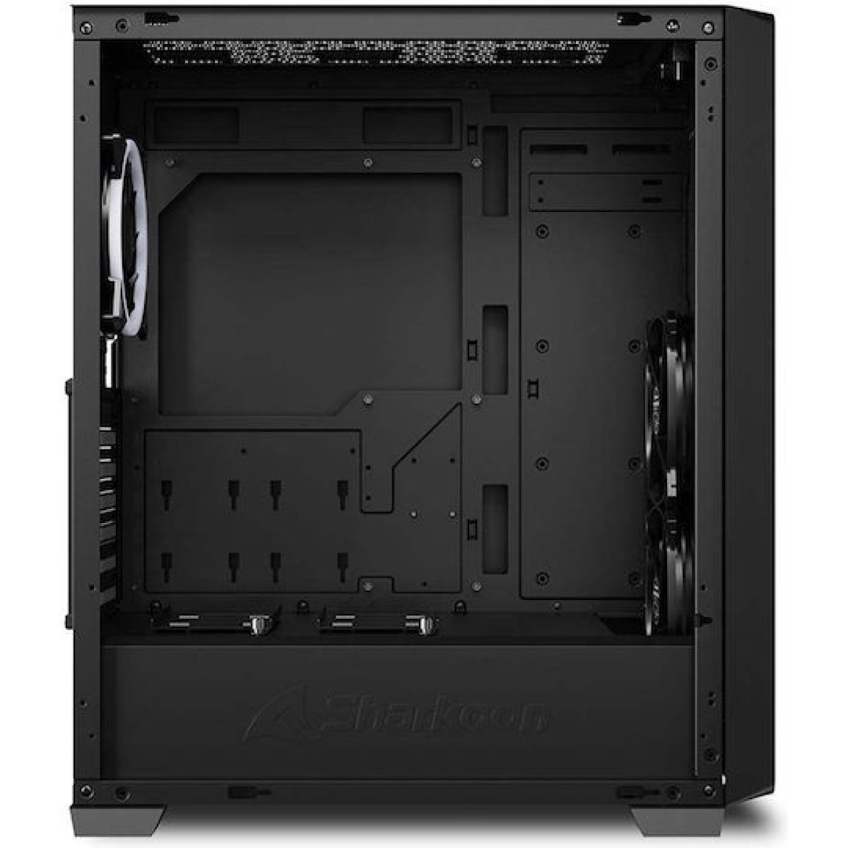 Sharkoon VS8 RGB Gaming Micro Tower Κουτί Υπολογιστή με Πλαϊνό Παράθυρο Μαύρο