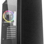 Sharkoon VS9 RGB Gaming Midi Tower Κουτί Υπολογιστή με Πλαϊνό Παράθυρο Μαύρο