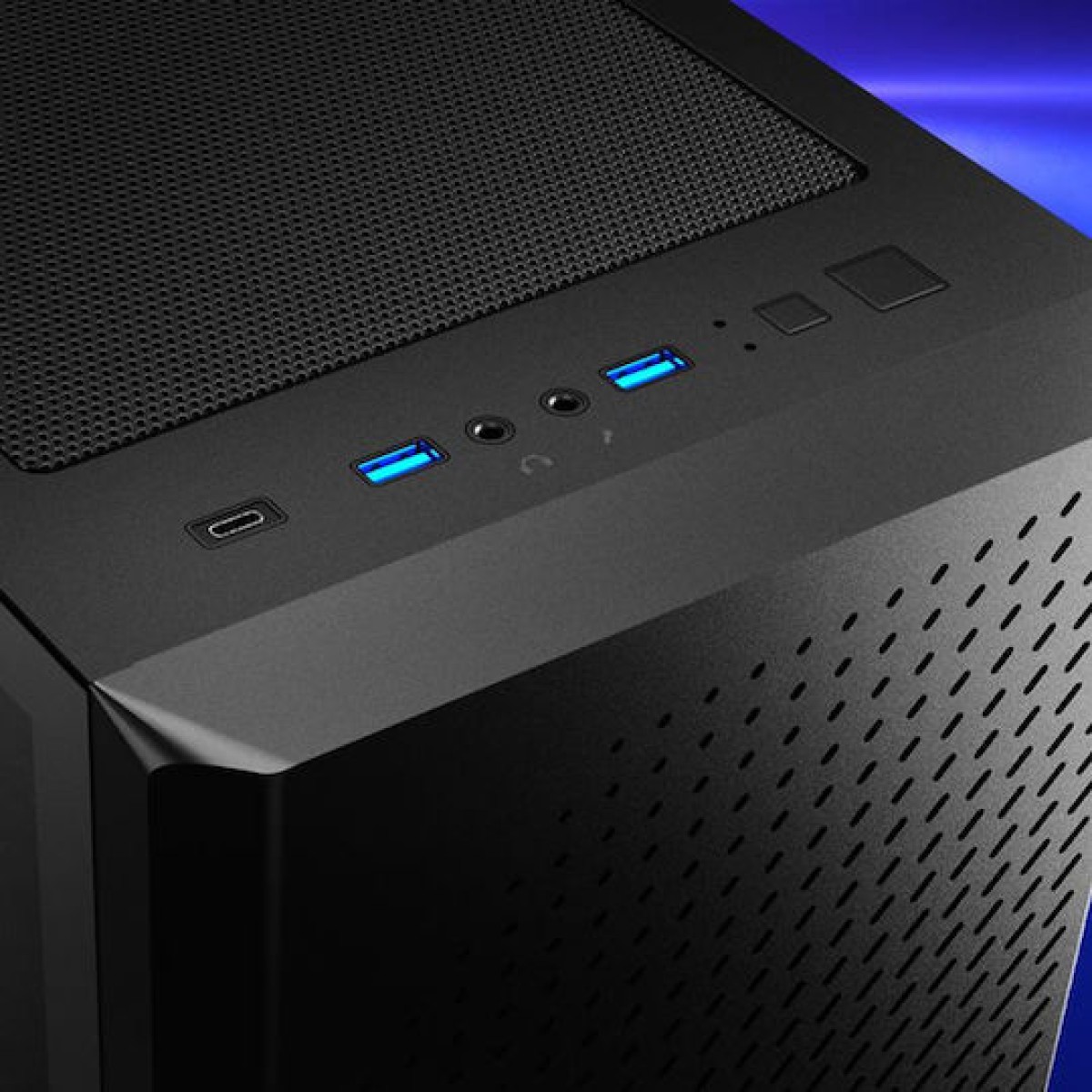 Sharkoon VS9 RGB Gaming Midi Tower Κουτί Υπολογιστή με Πλαϊνό Παράθυρο Μαύρο