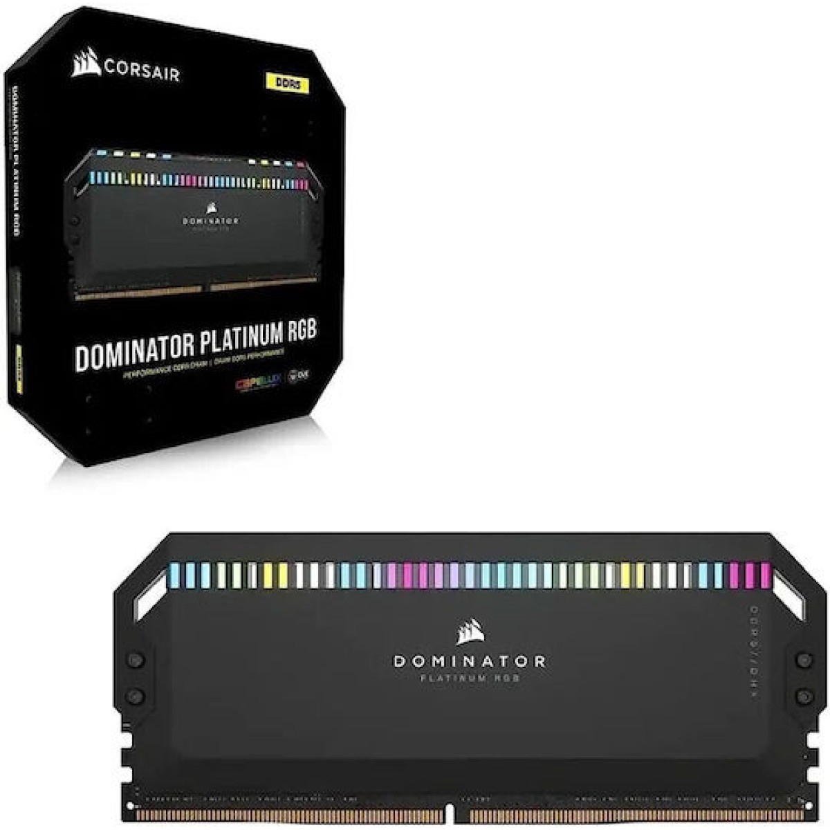 Corsair Dominator Platinum RGB DDR5 64GB RAM με 2x32GB Modules και Ταχύτητα 6600 για Desktop