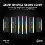 Corsair Vengeance RGB DDR5 64GB RAM με 2x32GB Modules και Ταχύτητα 6400 για Desktop