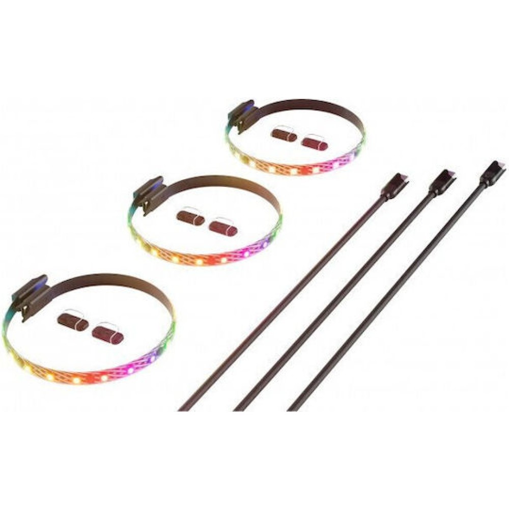 Hyte Ls10 Qrgb Light Strips 33cm 3 Pack
