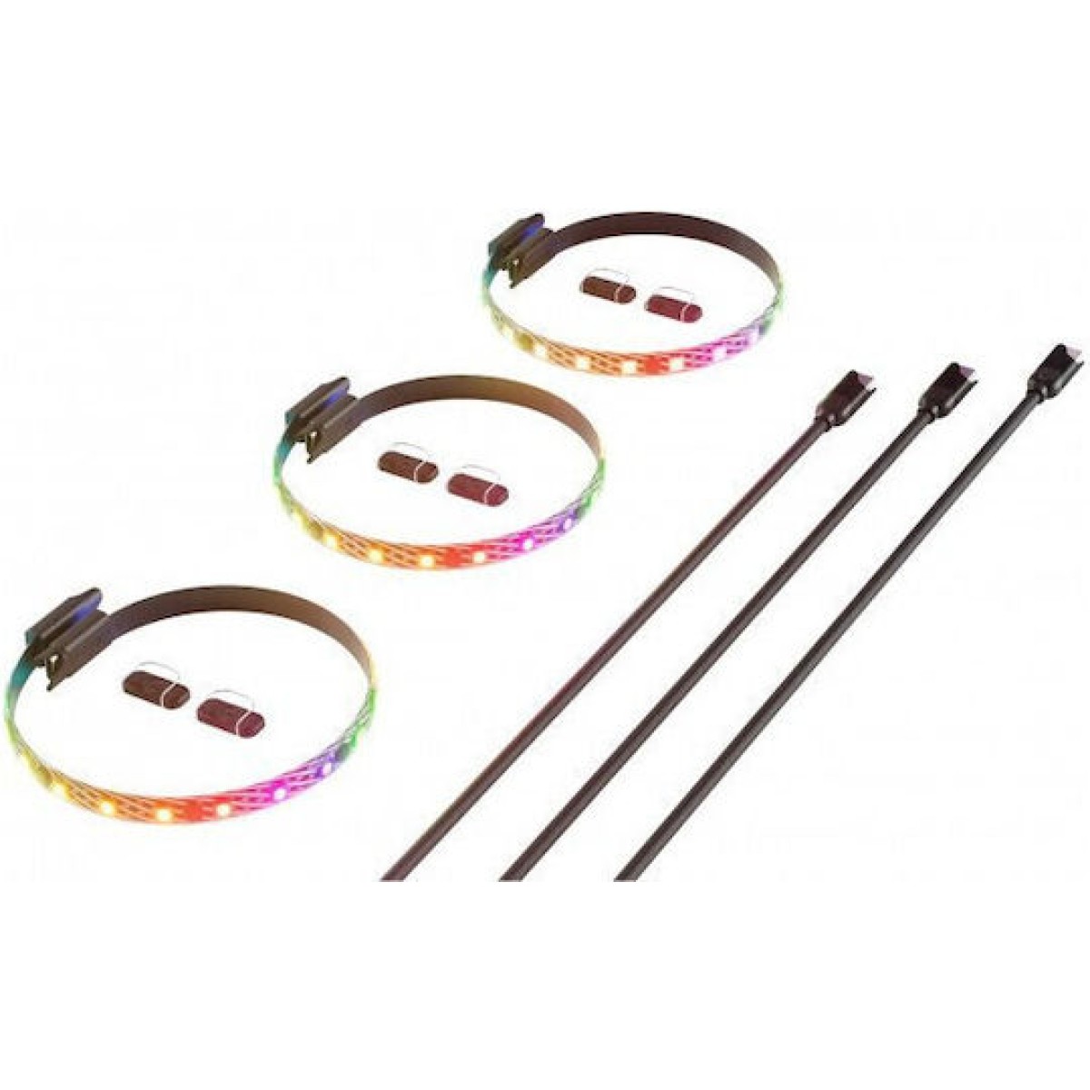 Hyte Ls10 Qrgb Light Strips 33cm 3 Pack