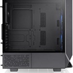 Thermaltake Ceres 300 TG Gaming Midi Tower Κουτί Υπολογιστή με Πλαϊνό Παράθυρο και RGB Φωτισμό Μαύρο