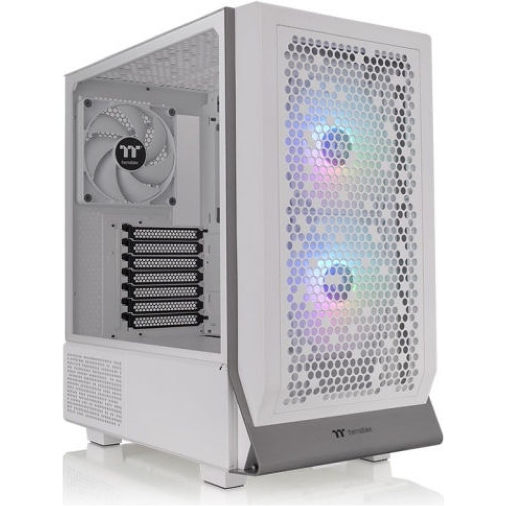 Thermaltake Ceres 300 TG Gaming Midi Tower Κουτί Υπολογιστή με Πλαϊνό Παράθυρο και RGB Φωτισμό Λευκό